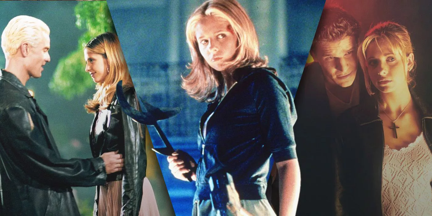 Split image of Buffy Seasons