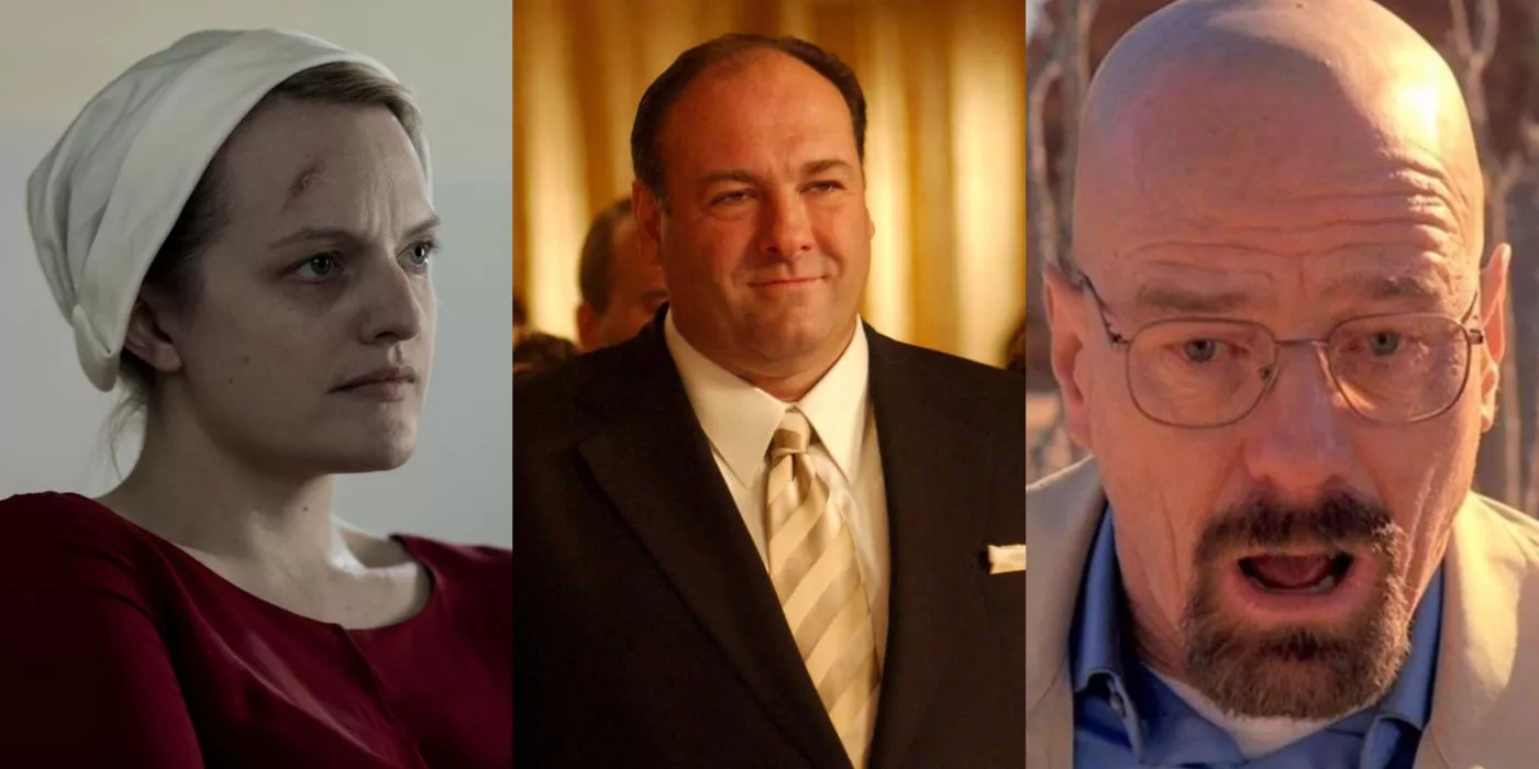 Iconic television performances include Elizabeth Moss, James Gandolfini and Bryan Cranston