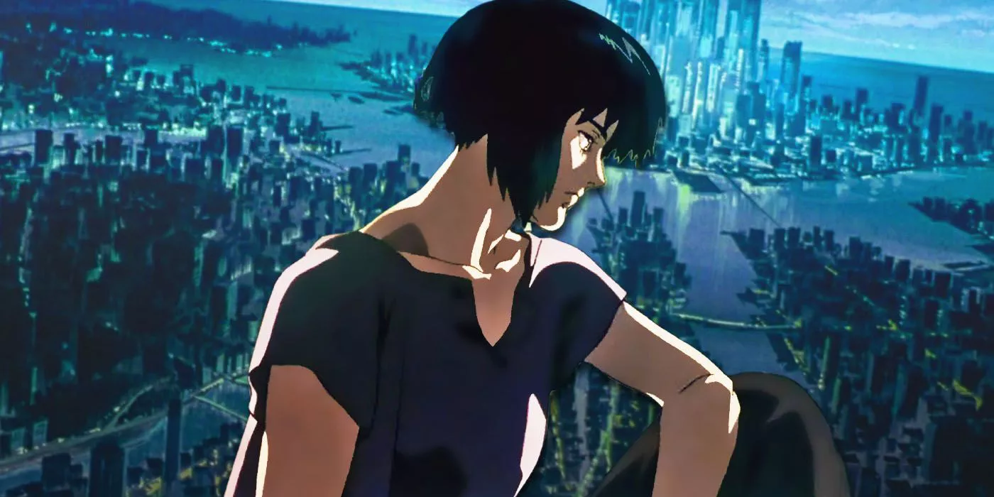 Motoko Kusanagi in original Ghost in the Shell anime movie (1995)