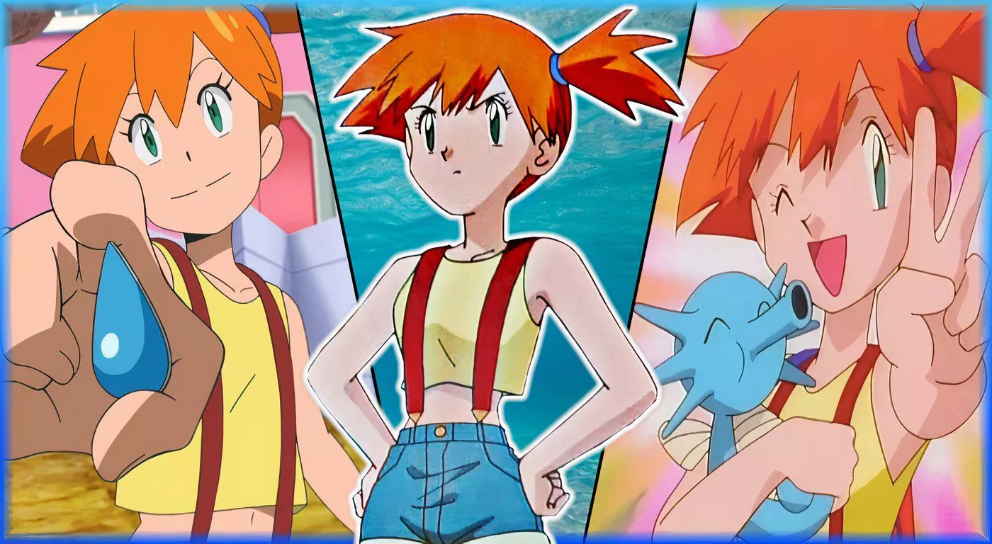 Una colección de imágenes de Misty del anime Pokémon