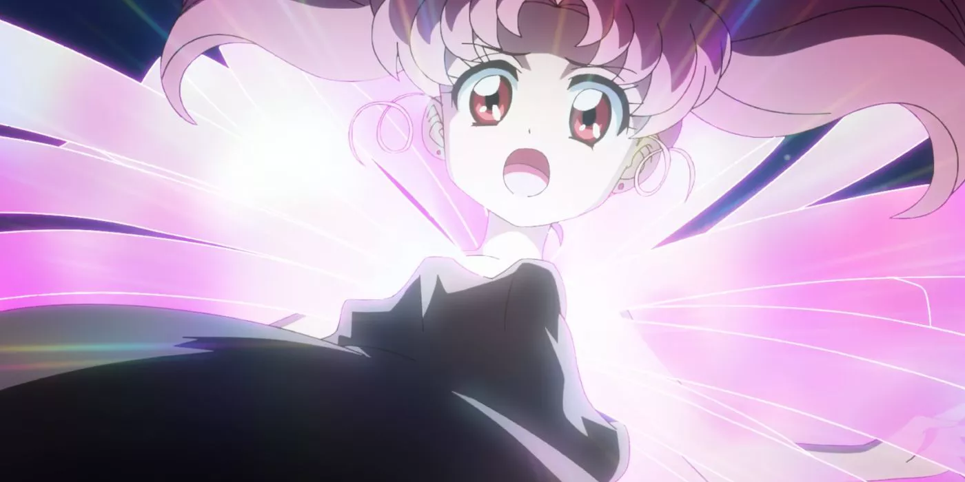 sailor chibi moon gets her soul taken away in sailor moon crystal.