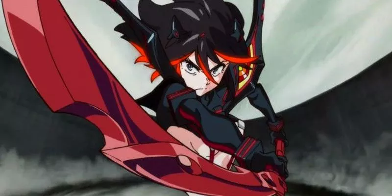 Ryuko Matoi empuña su espada en Kill La Kill.