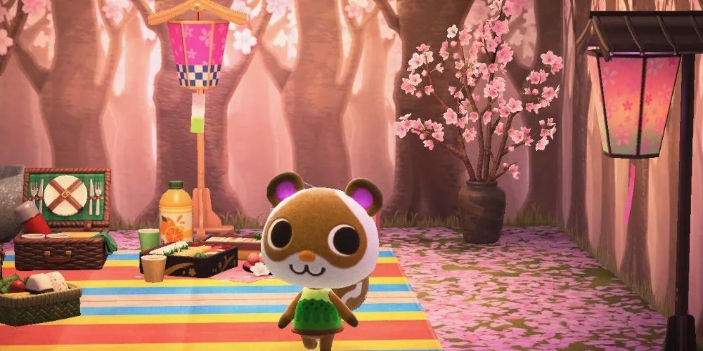 Sylvana en su casa en Animal Crossing New Horizons.