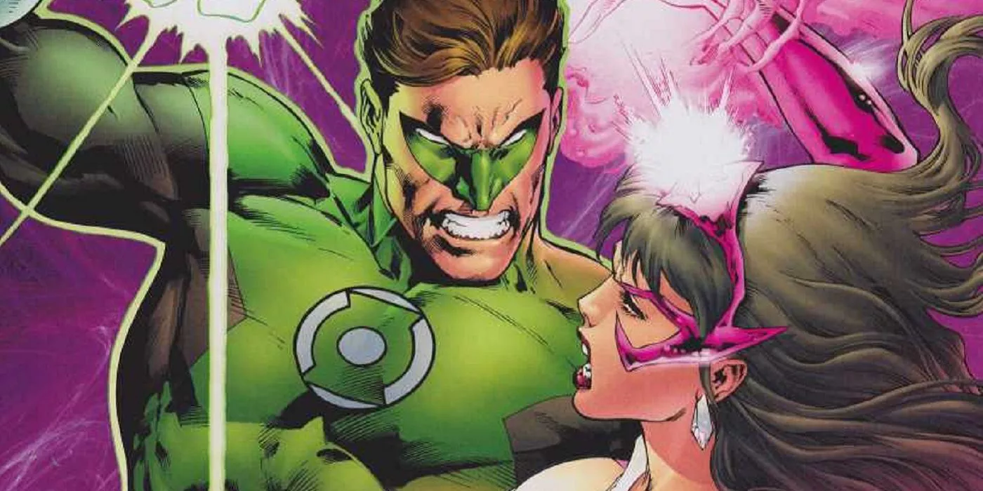 Green Lantern Hal Jordan vs. Carol Ferris Star Sapphire