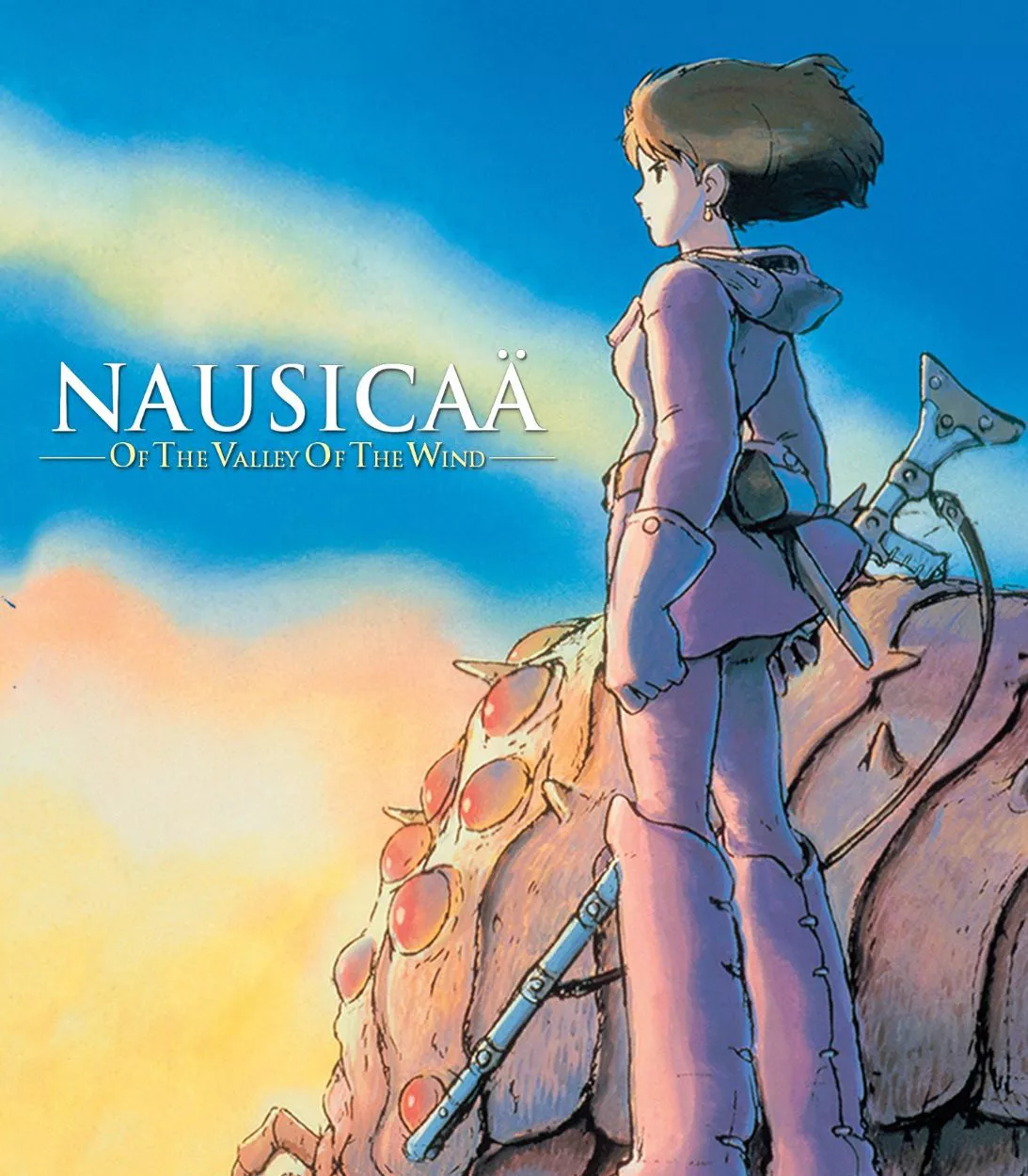 The poster of Nausicaa: Of The Valley Of The Wind depicts Nausicaa standing in front of an Ohmu.