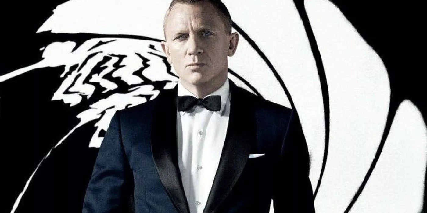 Daniel Craig Poses In The Bond Barrel In Skyfall