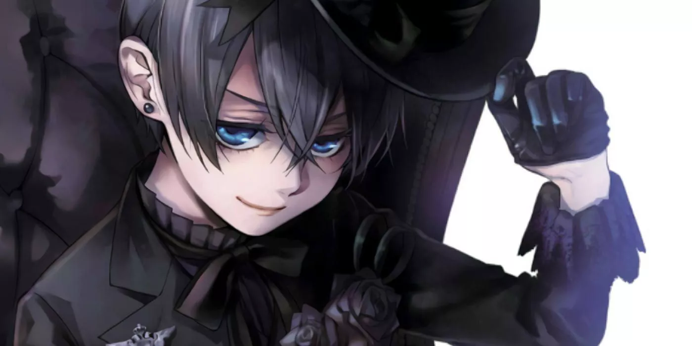 Ciel Phantomhive as he appears on a Black Butler manga cover