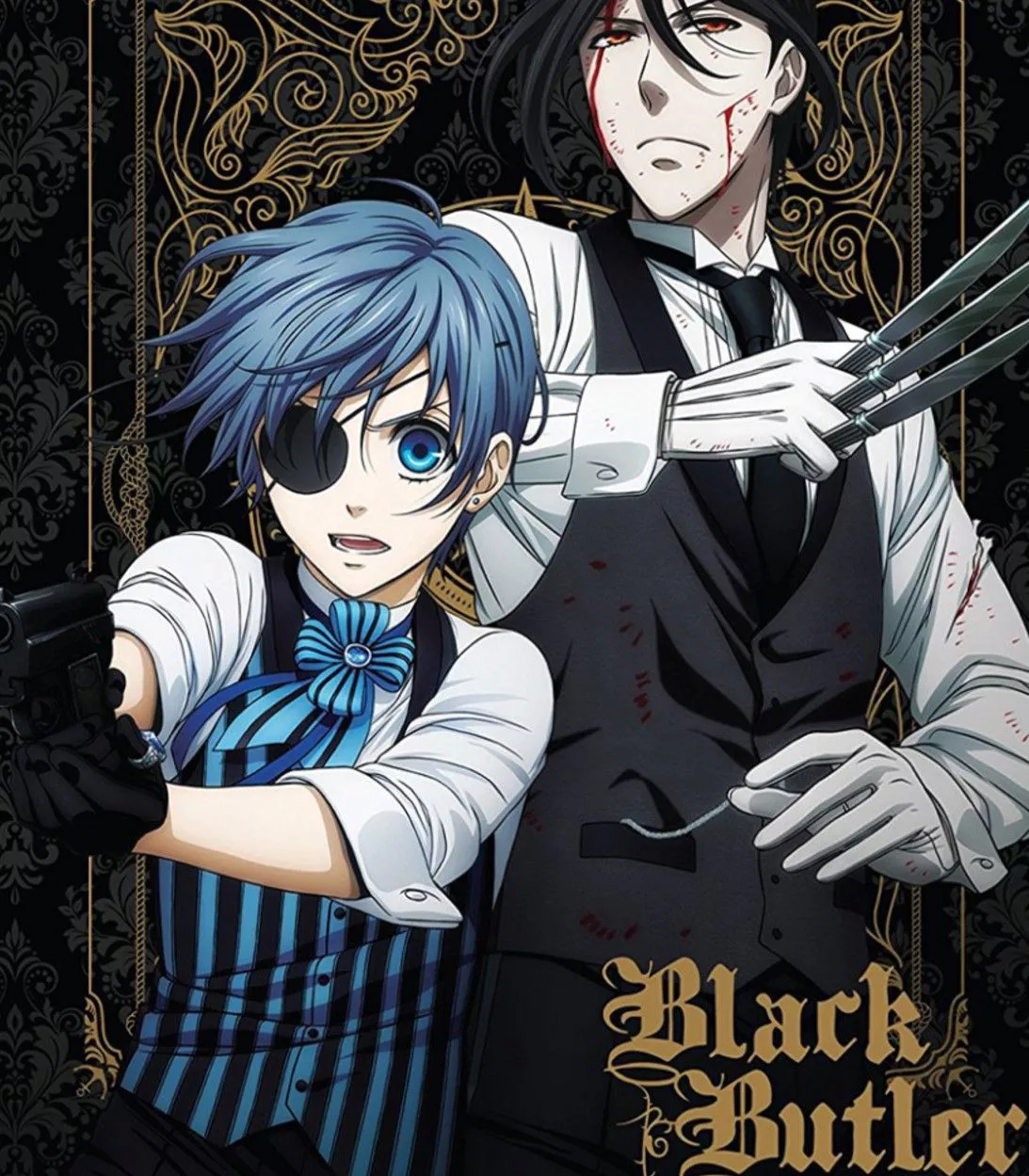 The anime poster for Black Butler.