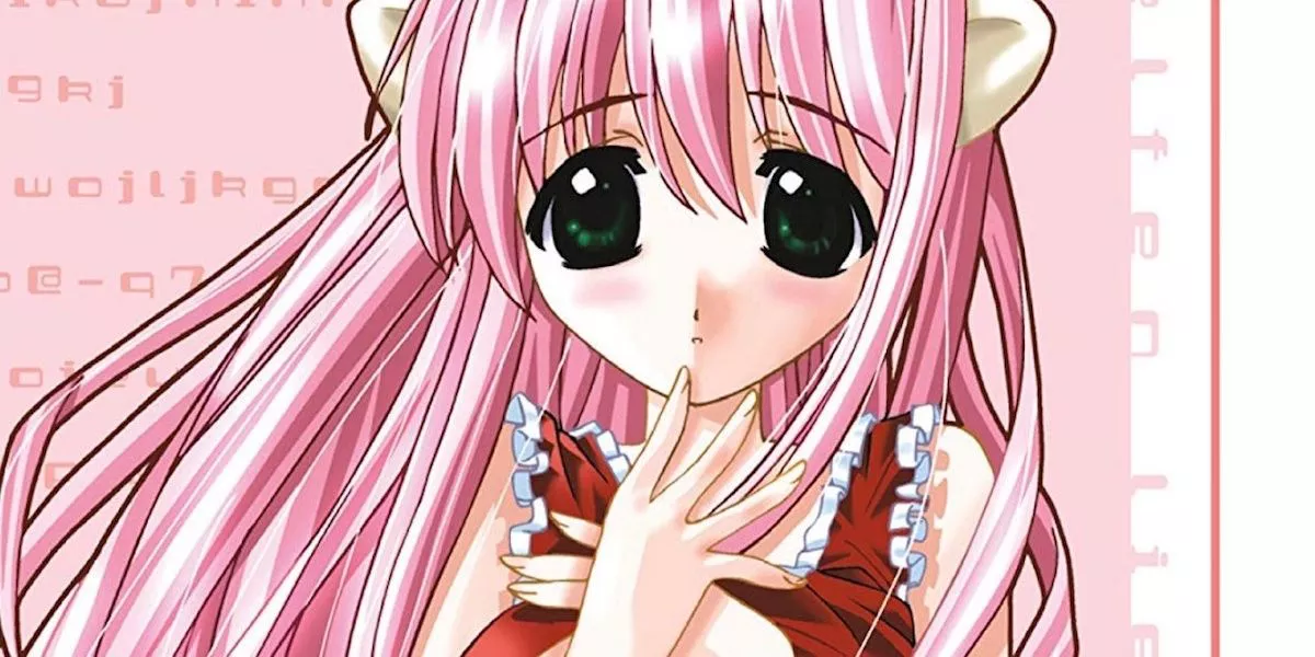 Elfen Lied manga featuring the protagonist nyu.