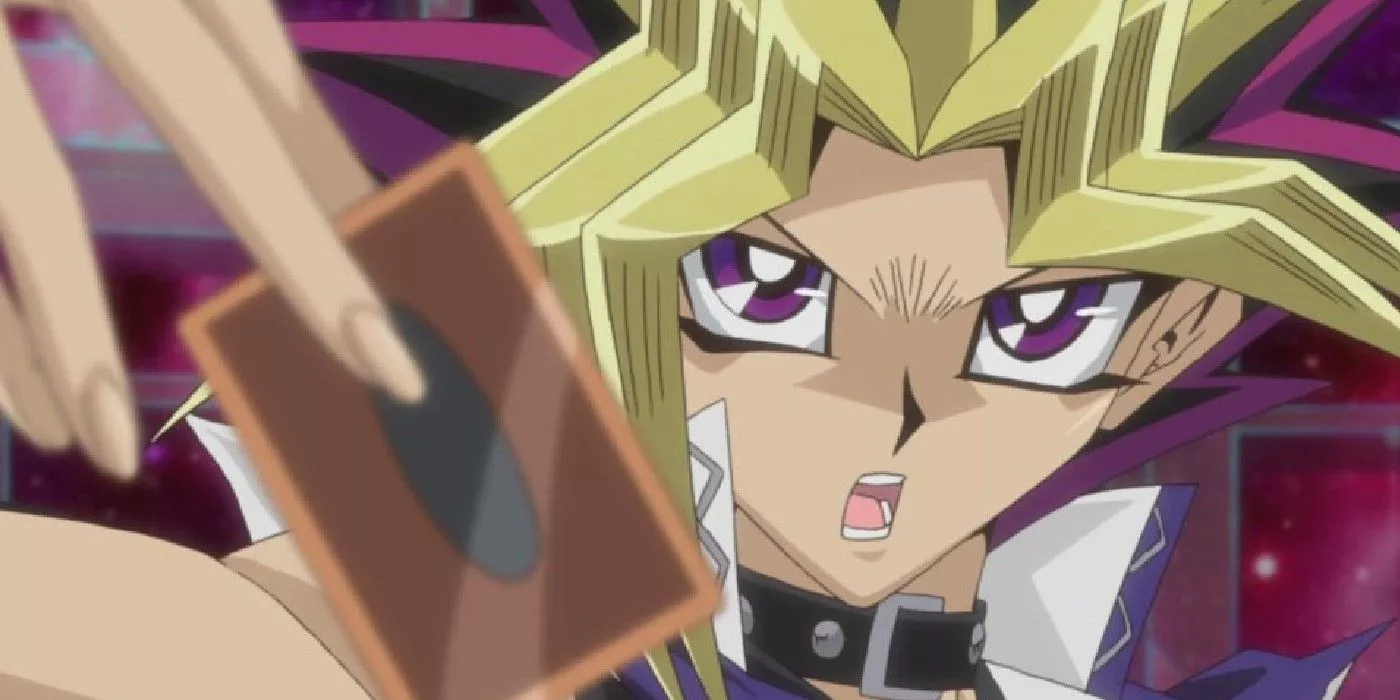 Anime Yami juega su turno en Yu-Gi-Oh!