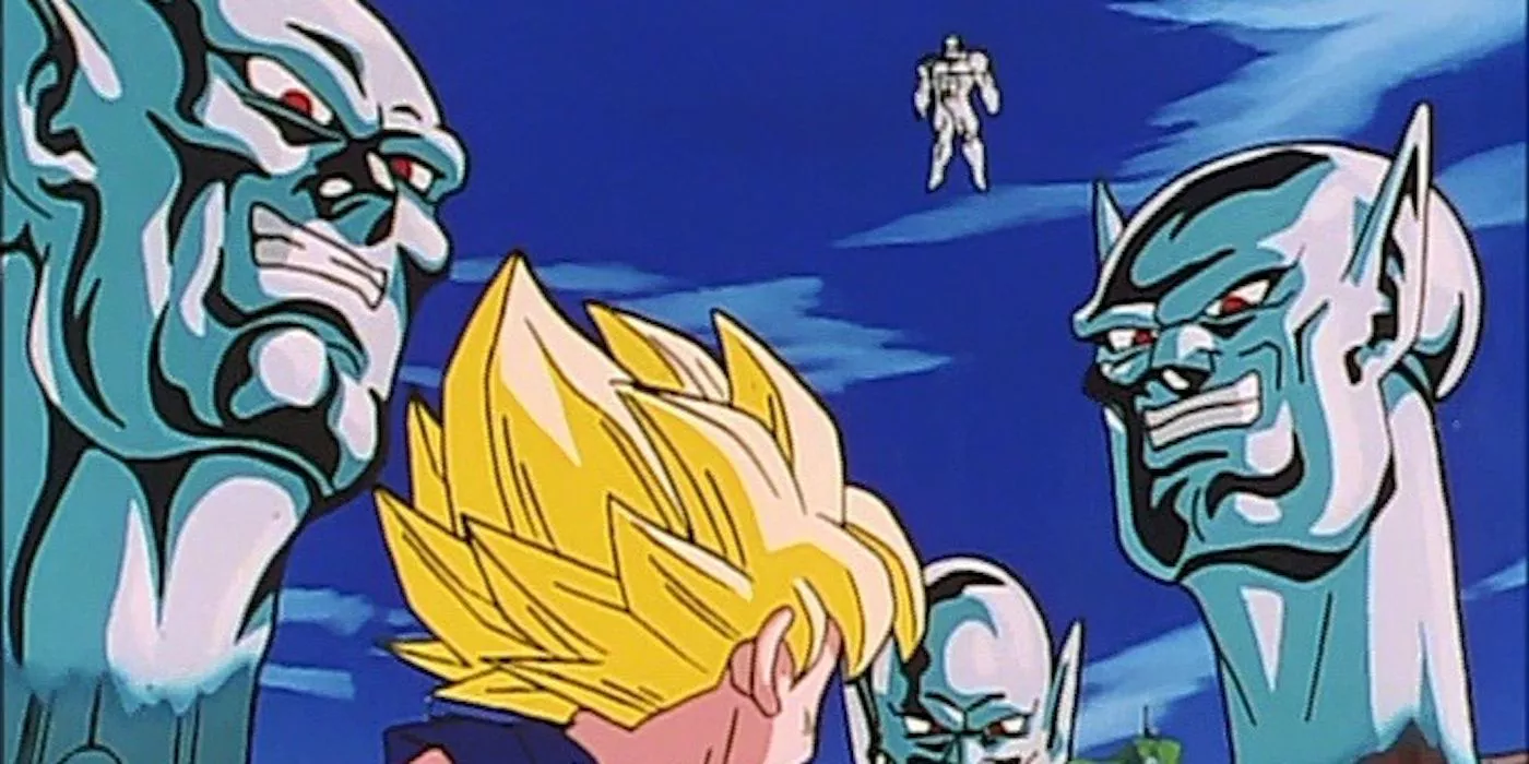 Meta-Rilldo se duplica a sí mismo en M-2 en Dragon Ball GT.