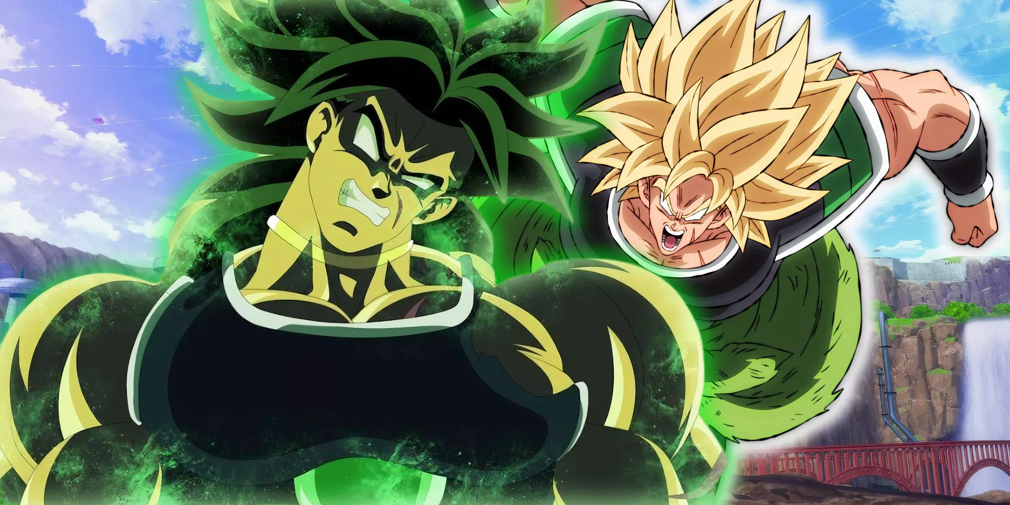 Custom Collage of Broly from Dragon Ball Super