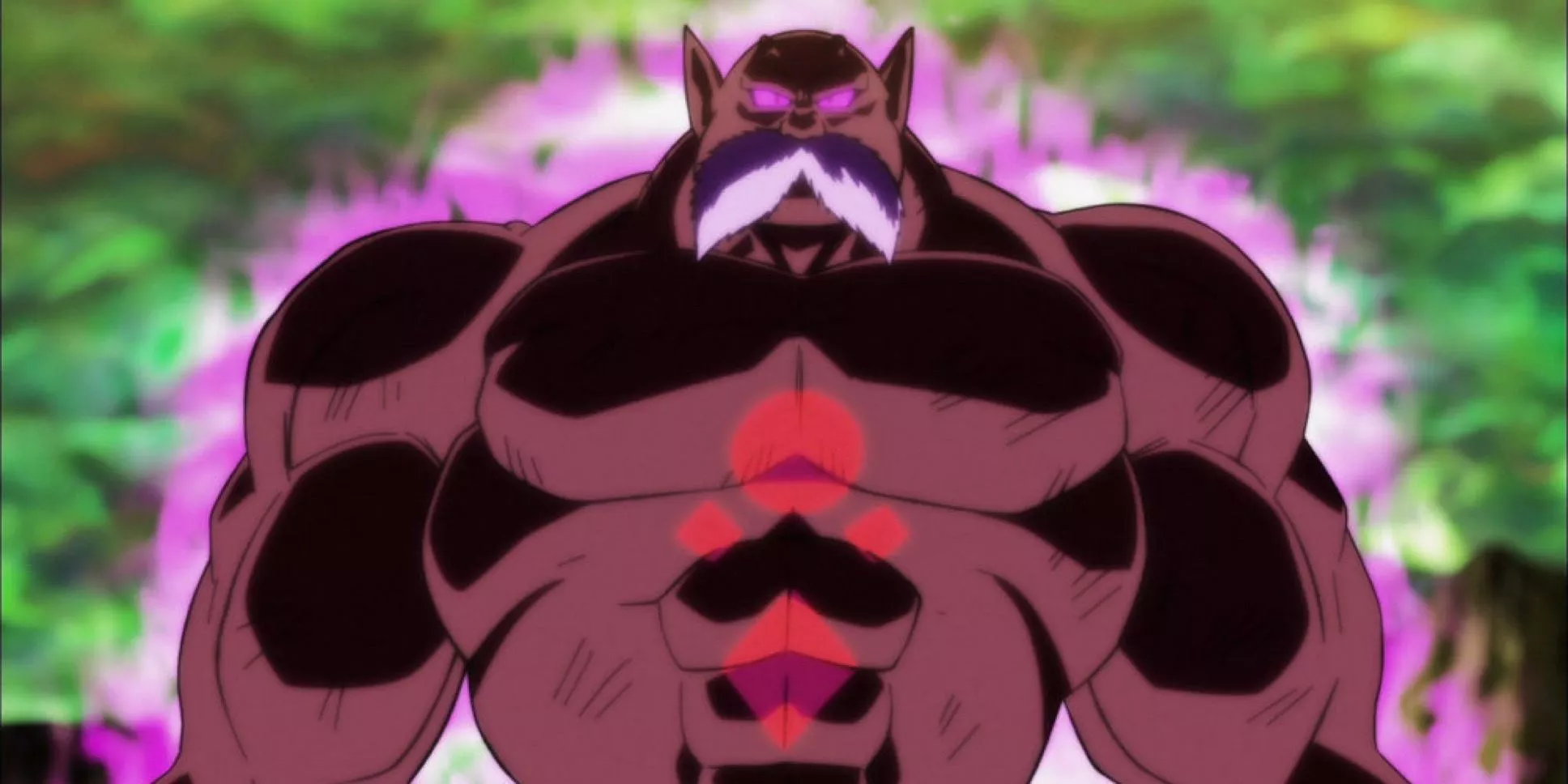 Universe 11's Toppo, in his Destroyer form, during Dragon Ball Super's Tournament of Power.