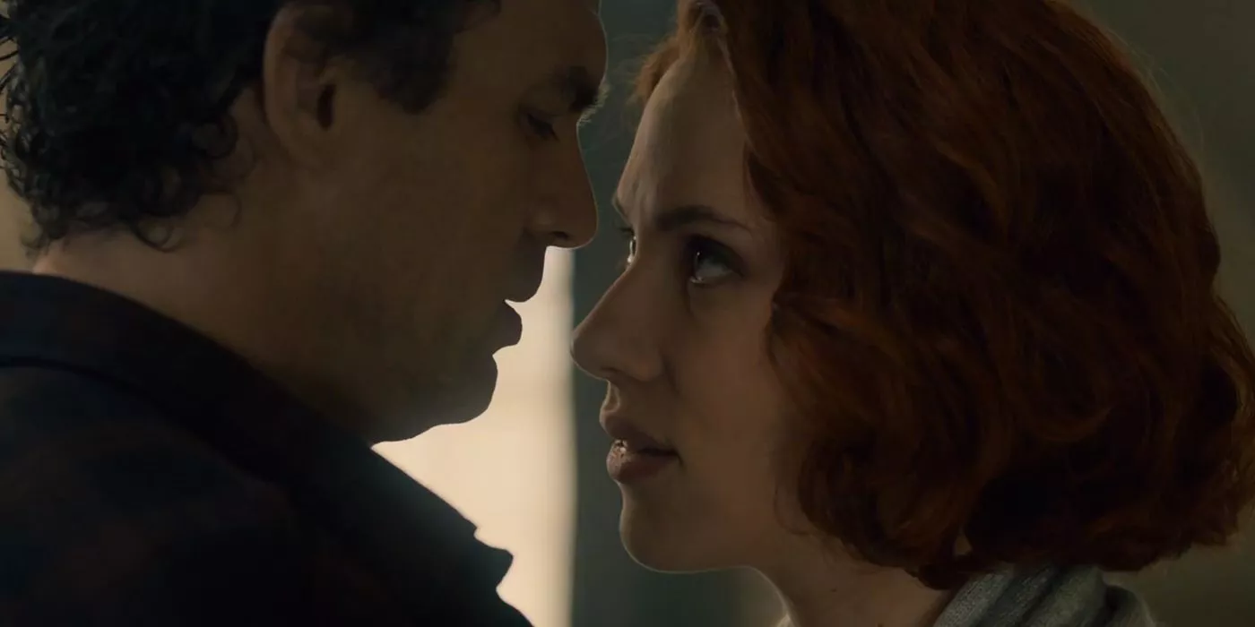 Bruce Banner y Natasha Romanoff Avengers Age of Ultron