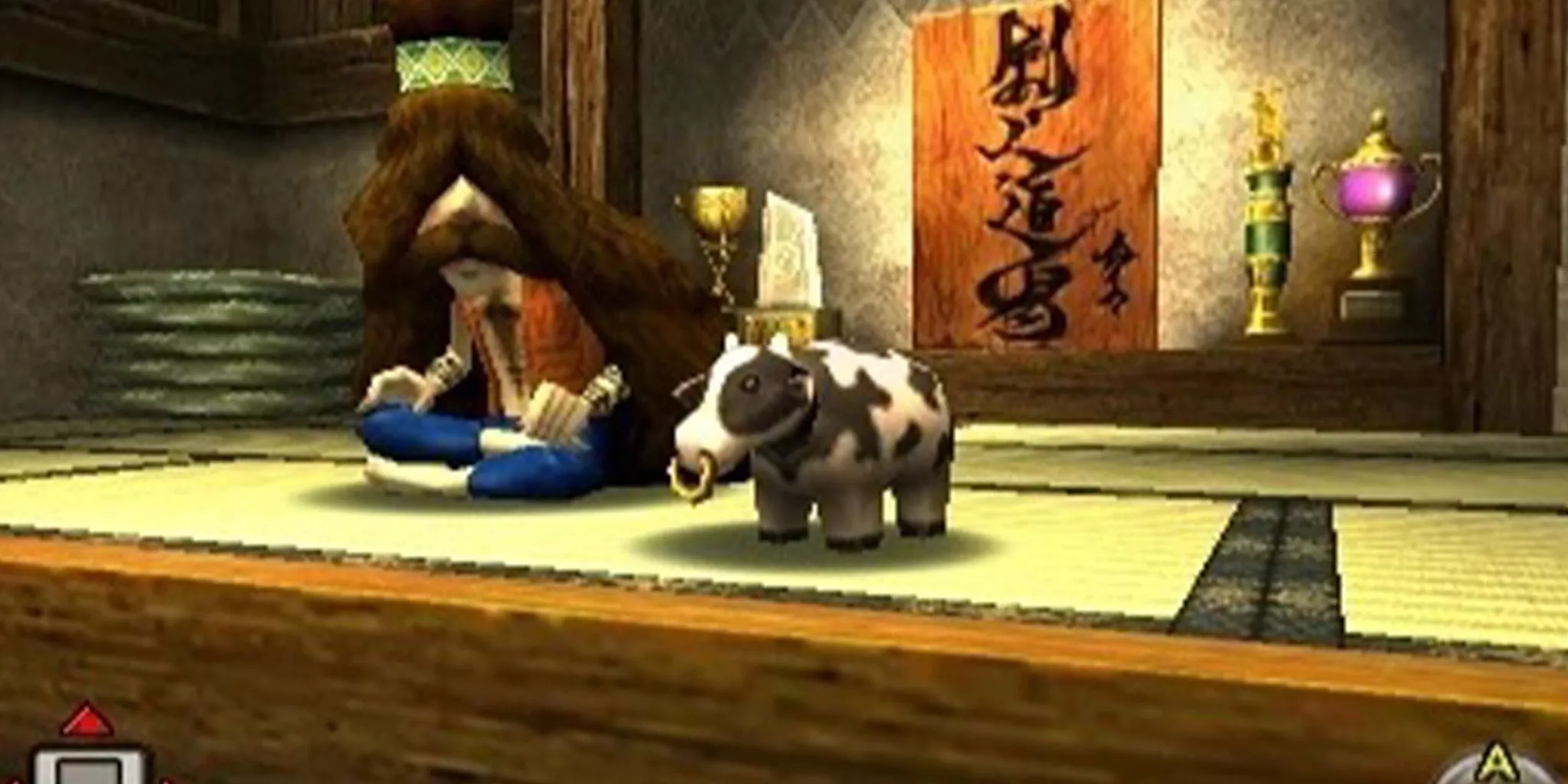 Una figurita de vaca en The Legend of Zelda Majora's Mask