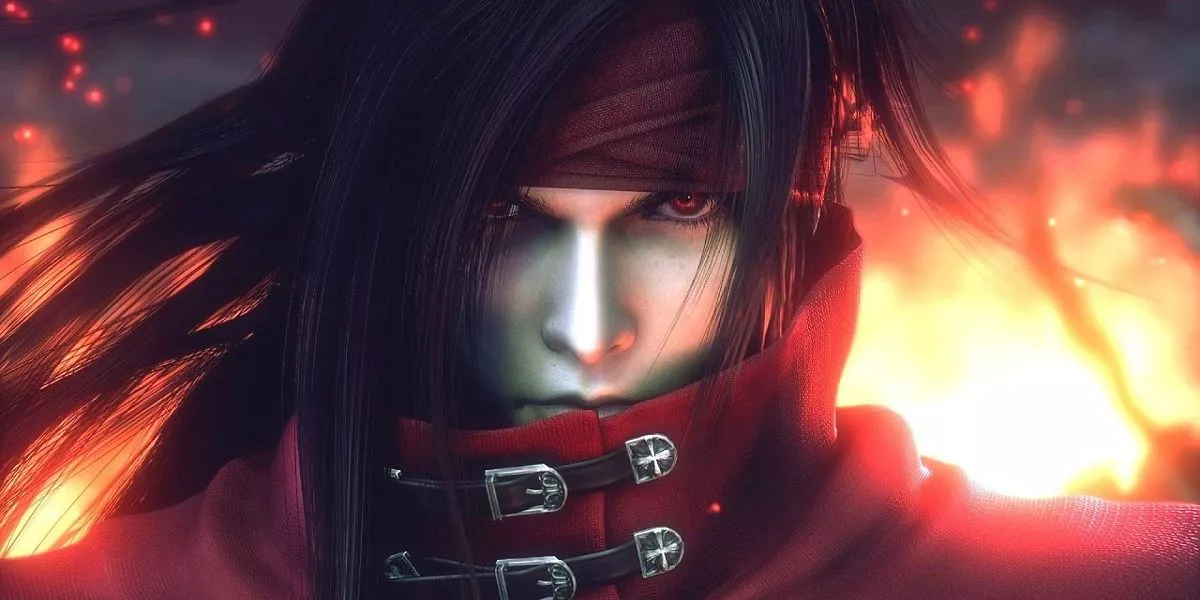 Un primer plano de Vincent Valentine en Final Fantasy VII