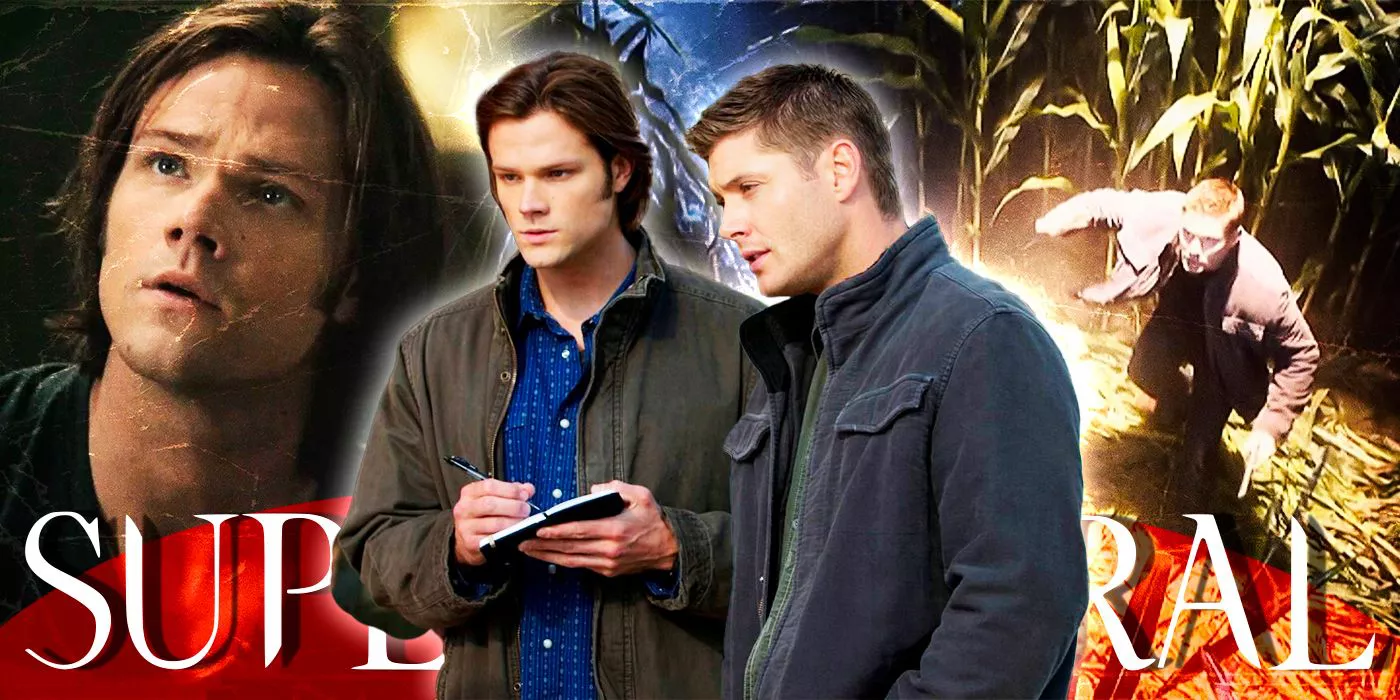 Sam and Dean from Supernatural and some images of the episode Clap Your Hands If You Believe.