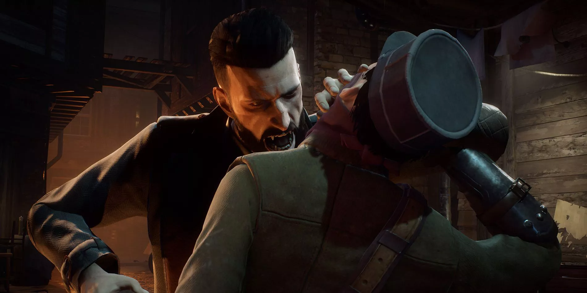 Jonathan biting someone in Vampyr