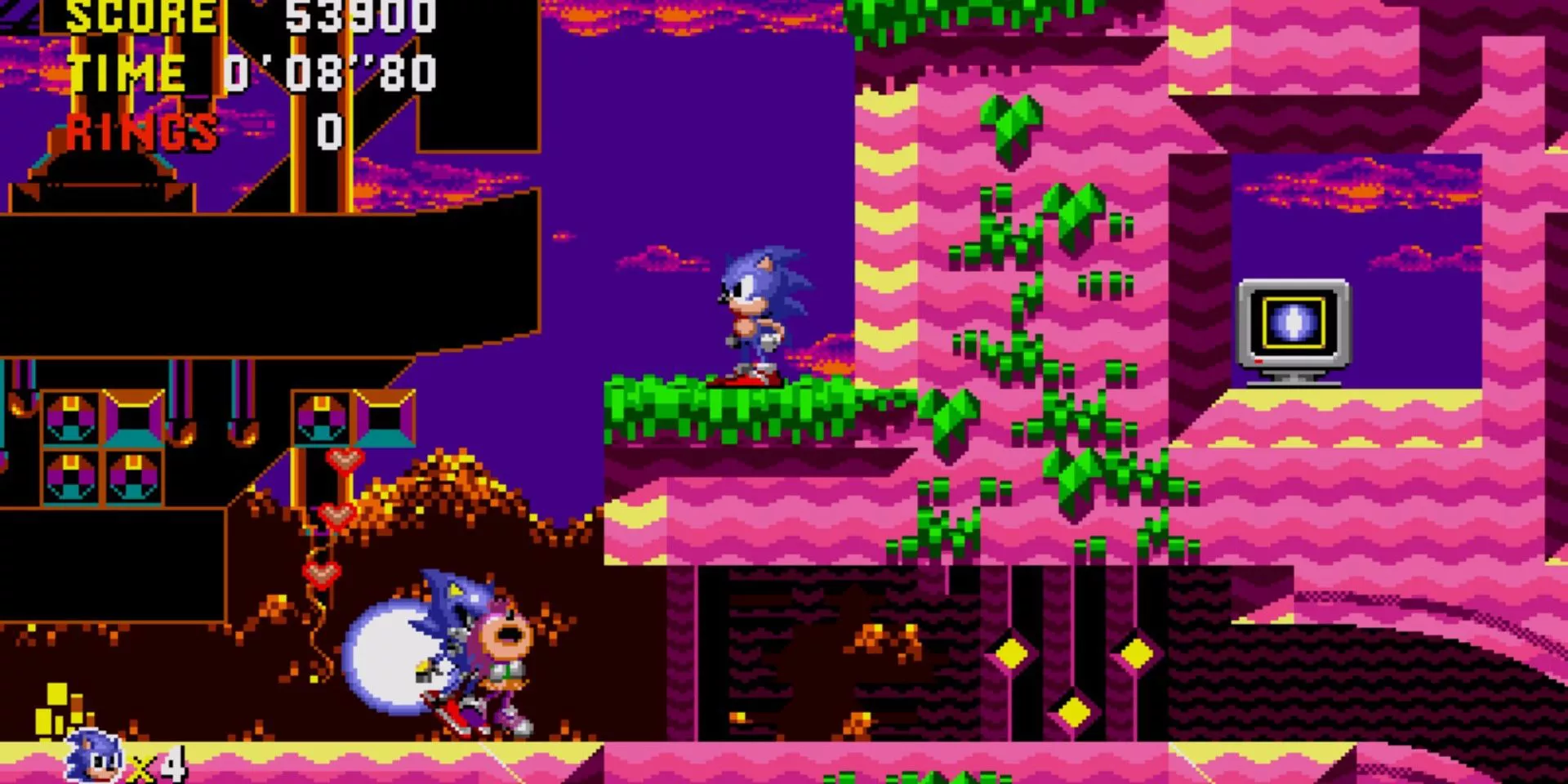 Jugabilidad de Sonic the Hedgehog CD (aka Sonic CD).