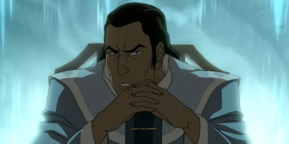 Tarrlok looking menacing in The Legend of Korra.