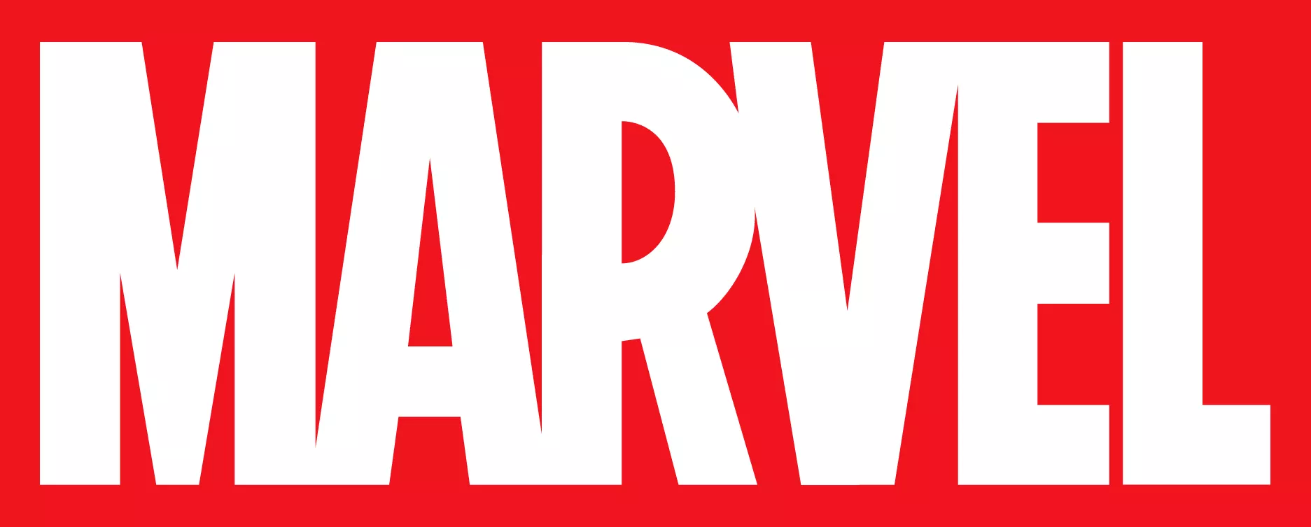 The Marvel official Poster features the name of the country in white in front of a red background.