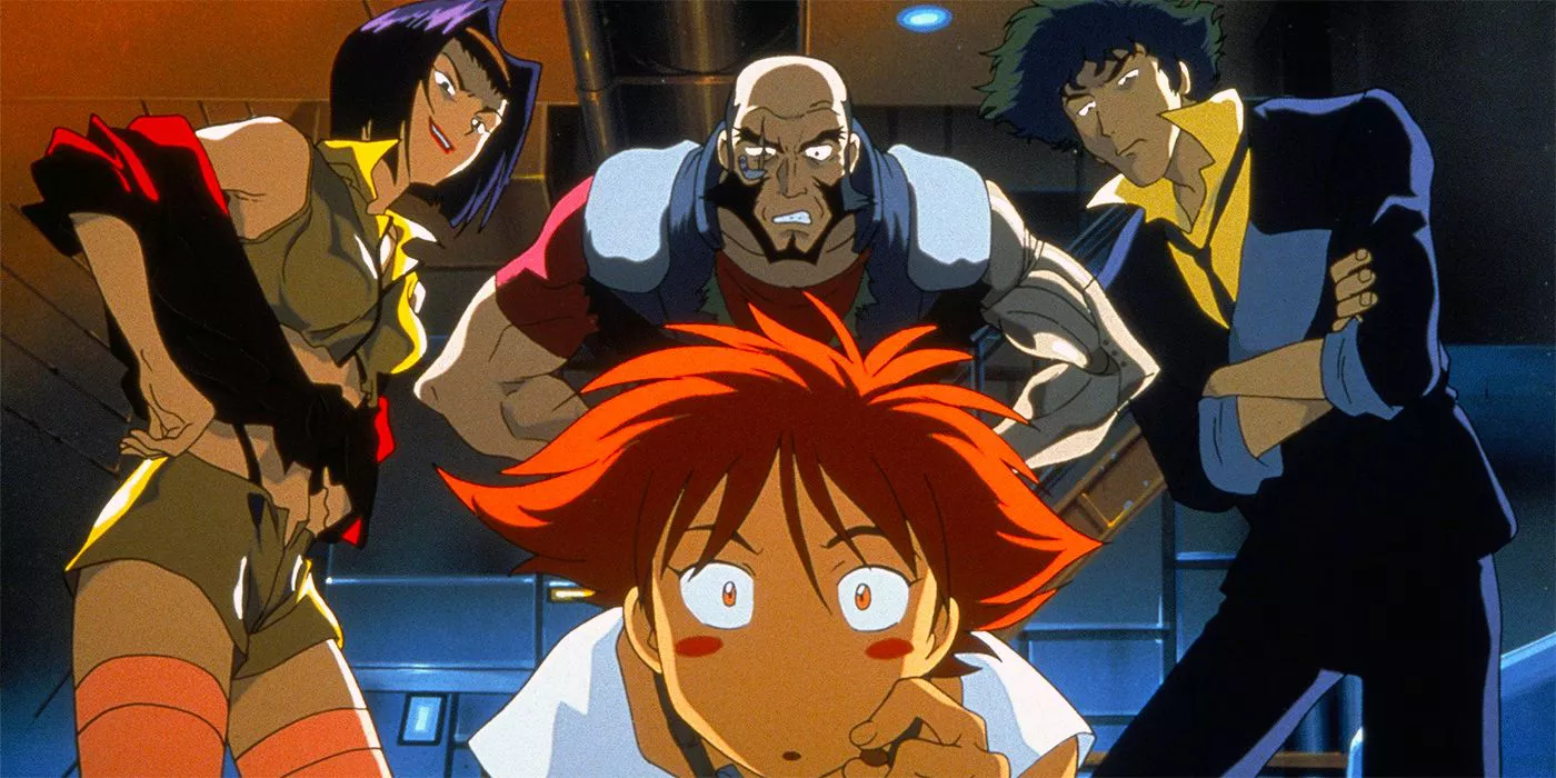 Cowboy Bebop anime group shot.