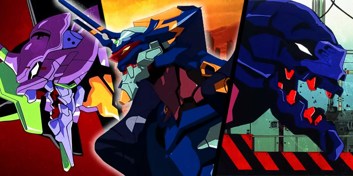 Unit 01, Unit 03 and Unit Mark 06 from NGe