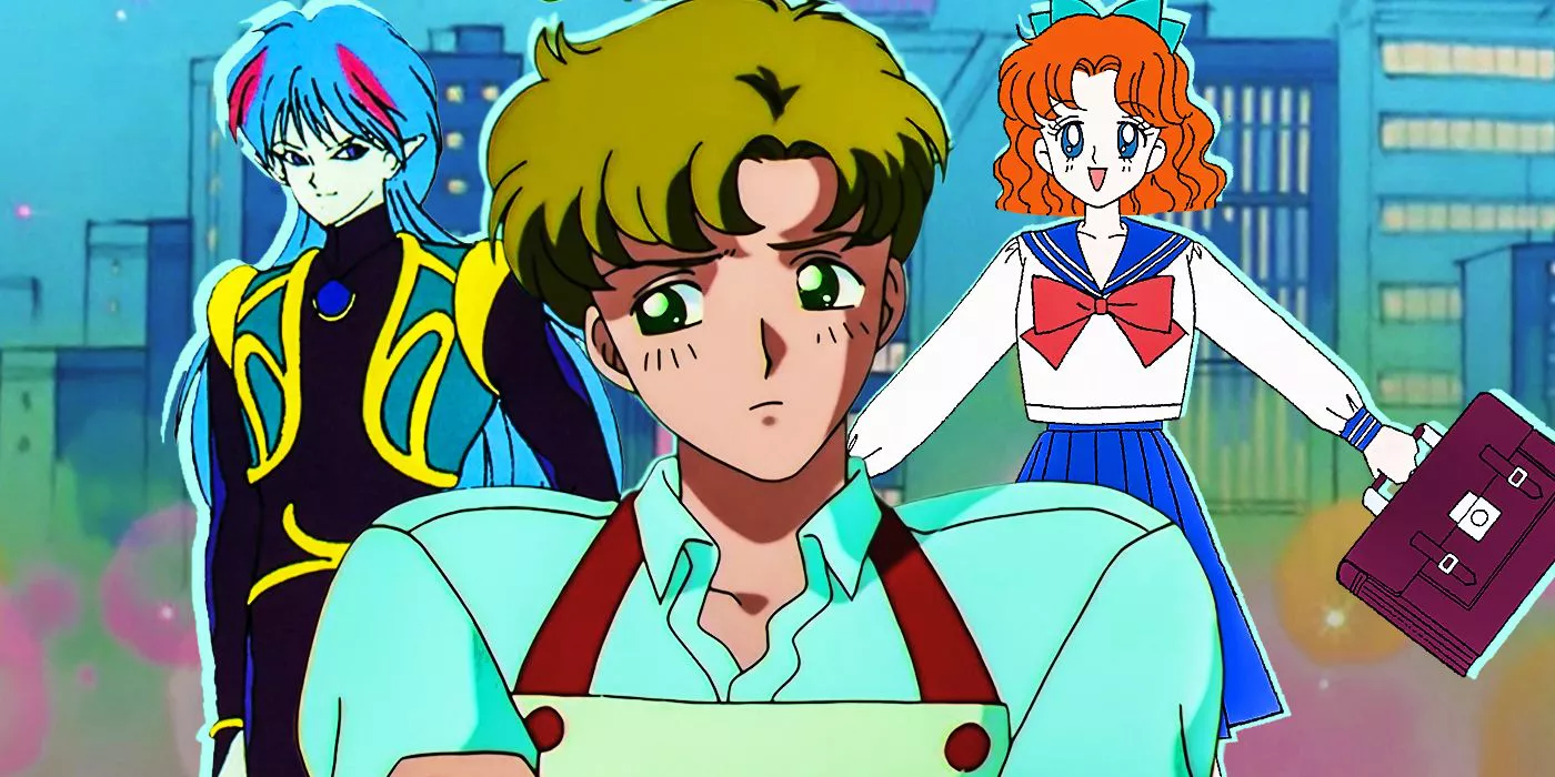 Motoki, Ail, Naru from Sailor Moon