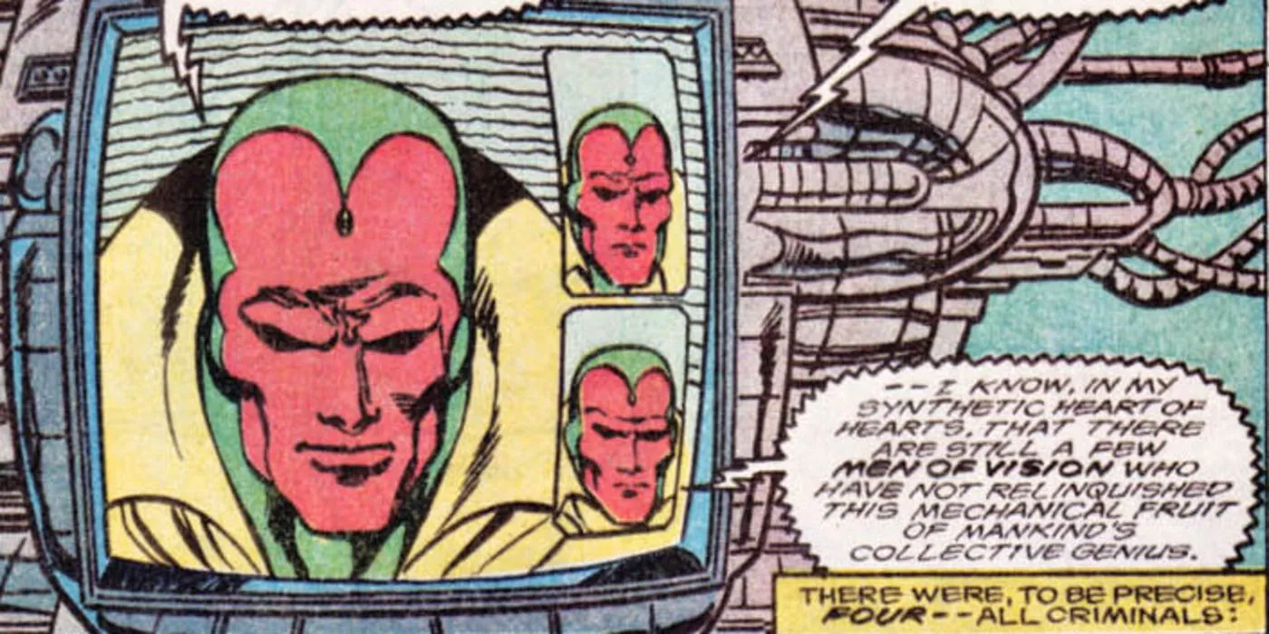 Vision joins with computers and delivers a message.