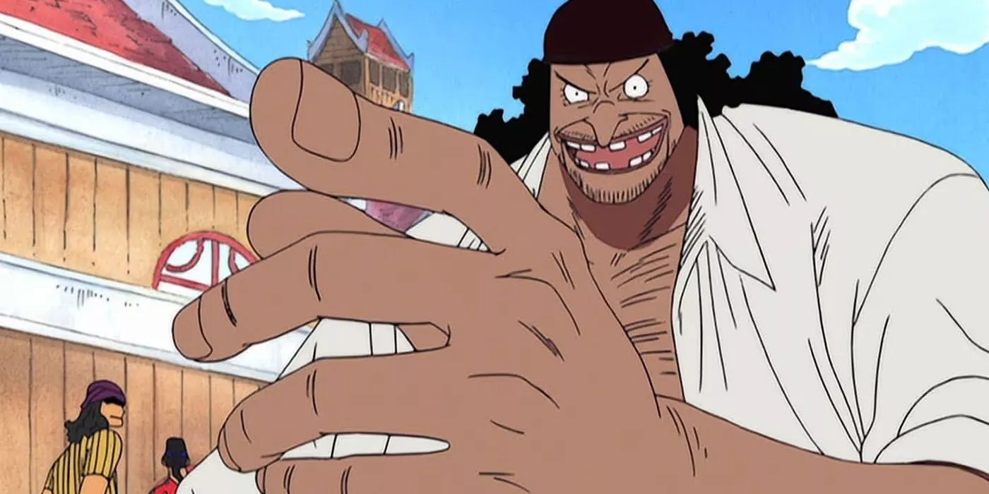 Blackbeard introduces himself to Luffy - One Piece