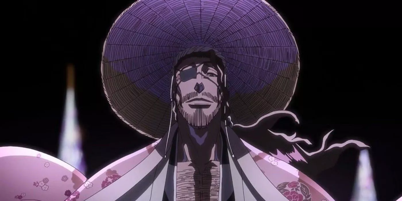 Shunsui Kyoraku Preparing To Use His Bankai In Bleach: The Thousand-Year Blood War.