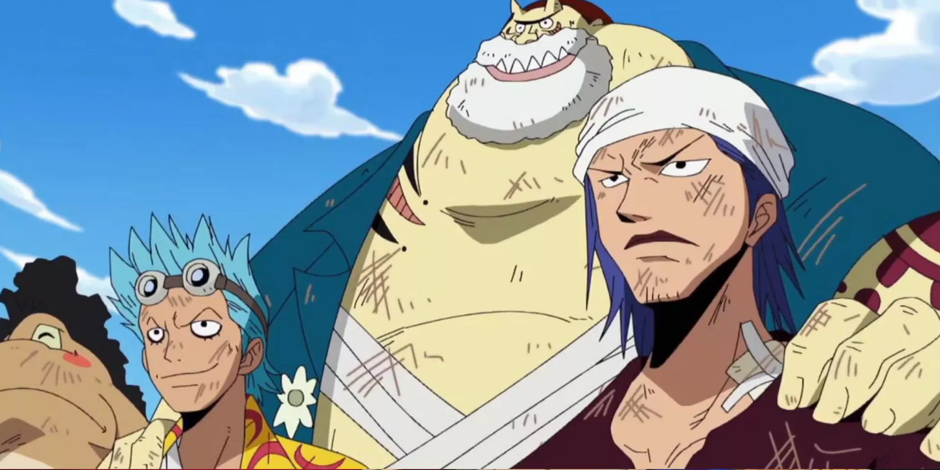 El legendario carpintero Tom y sus aprendices, Franky e Iceberg.