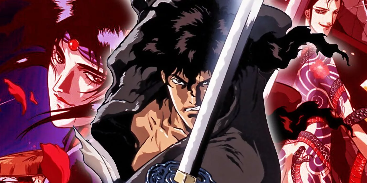 Jubei saca su espada en Ninja Scroll