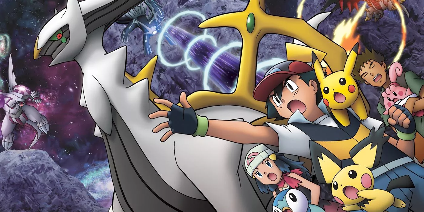 Ash commands Arceus in Pokemon Arceus and the Jewel of Life