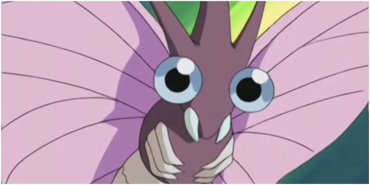 Venomoth from the Pokémon anime.