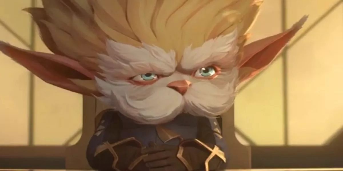 Heimerdinger en Arcane luciendo serio