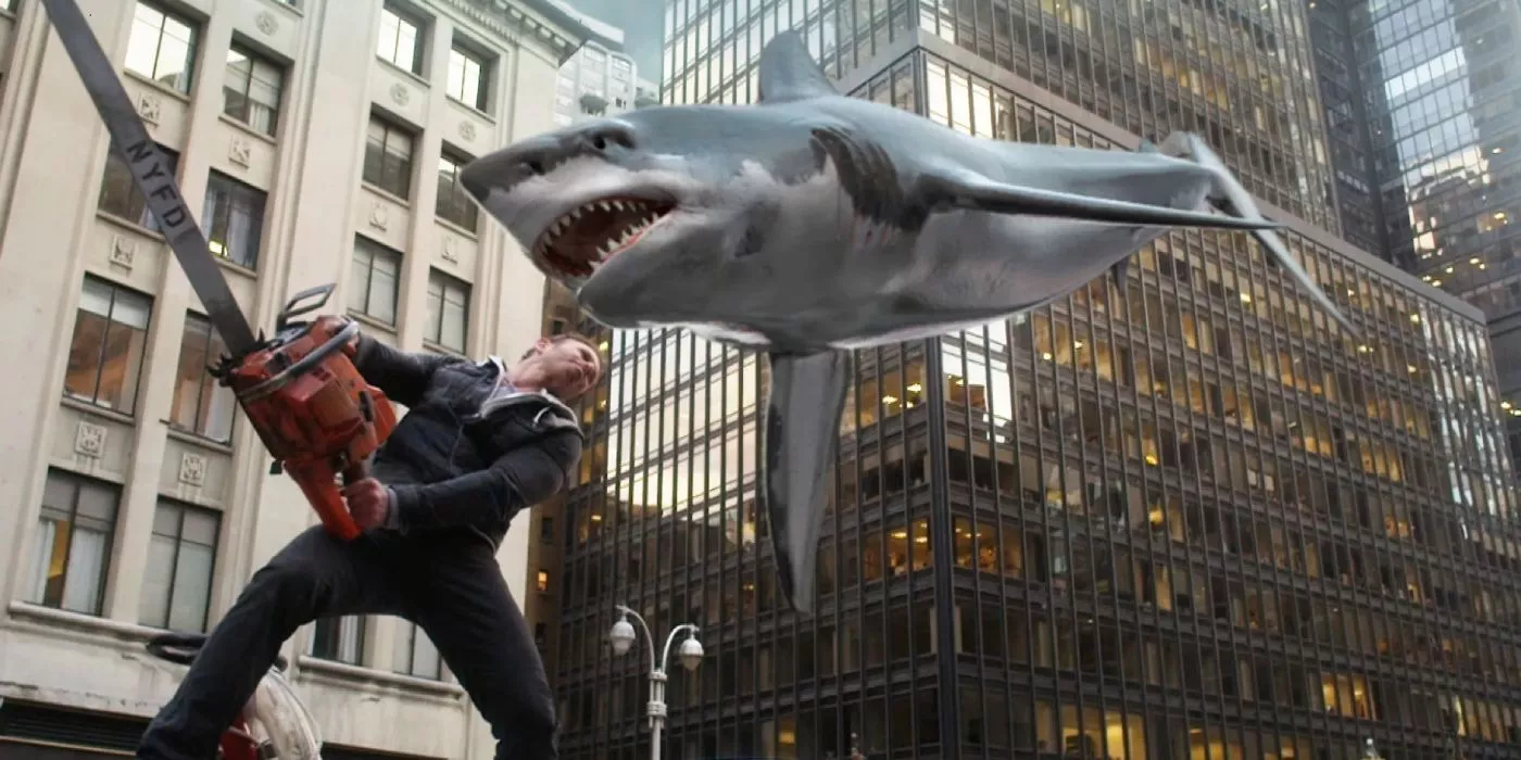 Scene from Sharknado