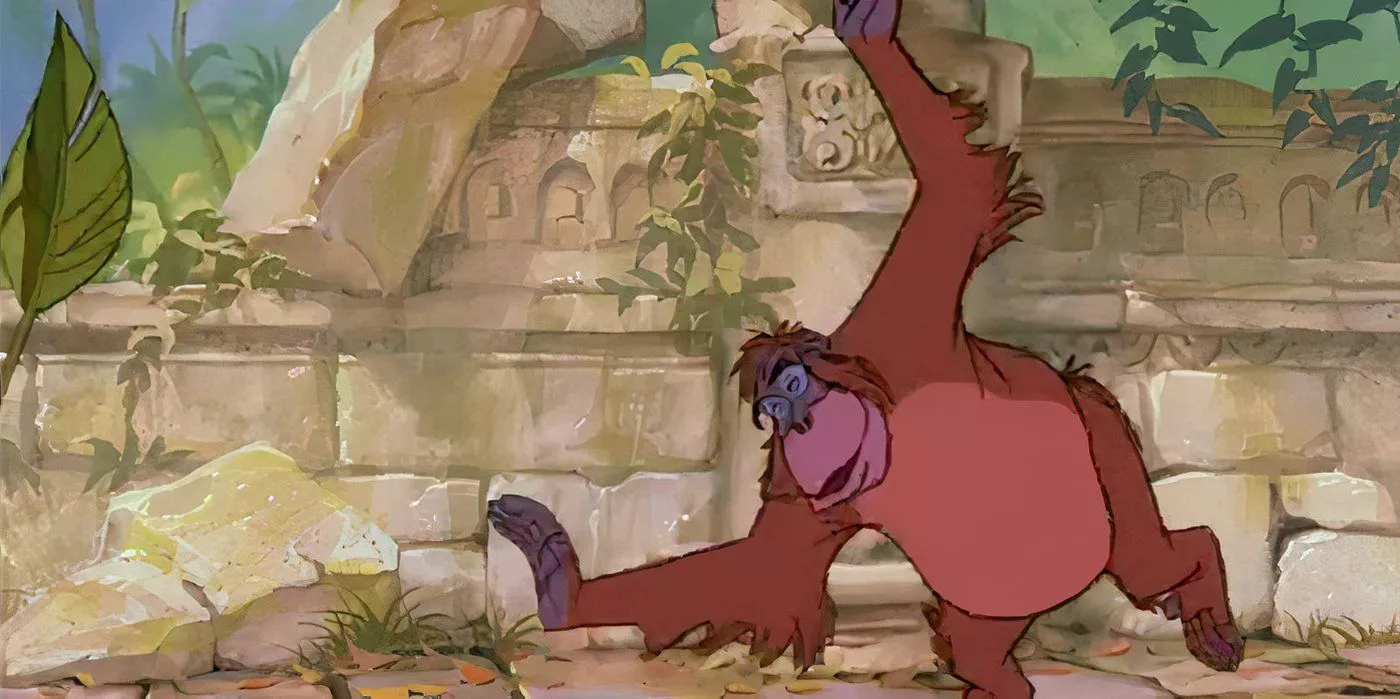 King Louie is dancing in The Jungle Book