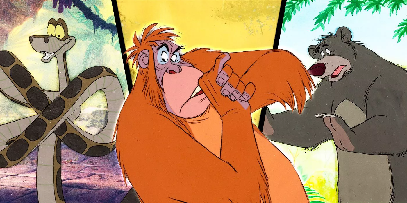 Jungle Book' King Louie, Baloo and Kaa