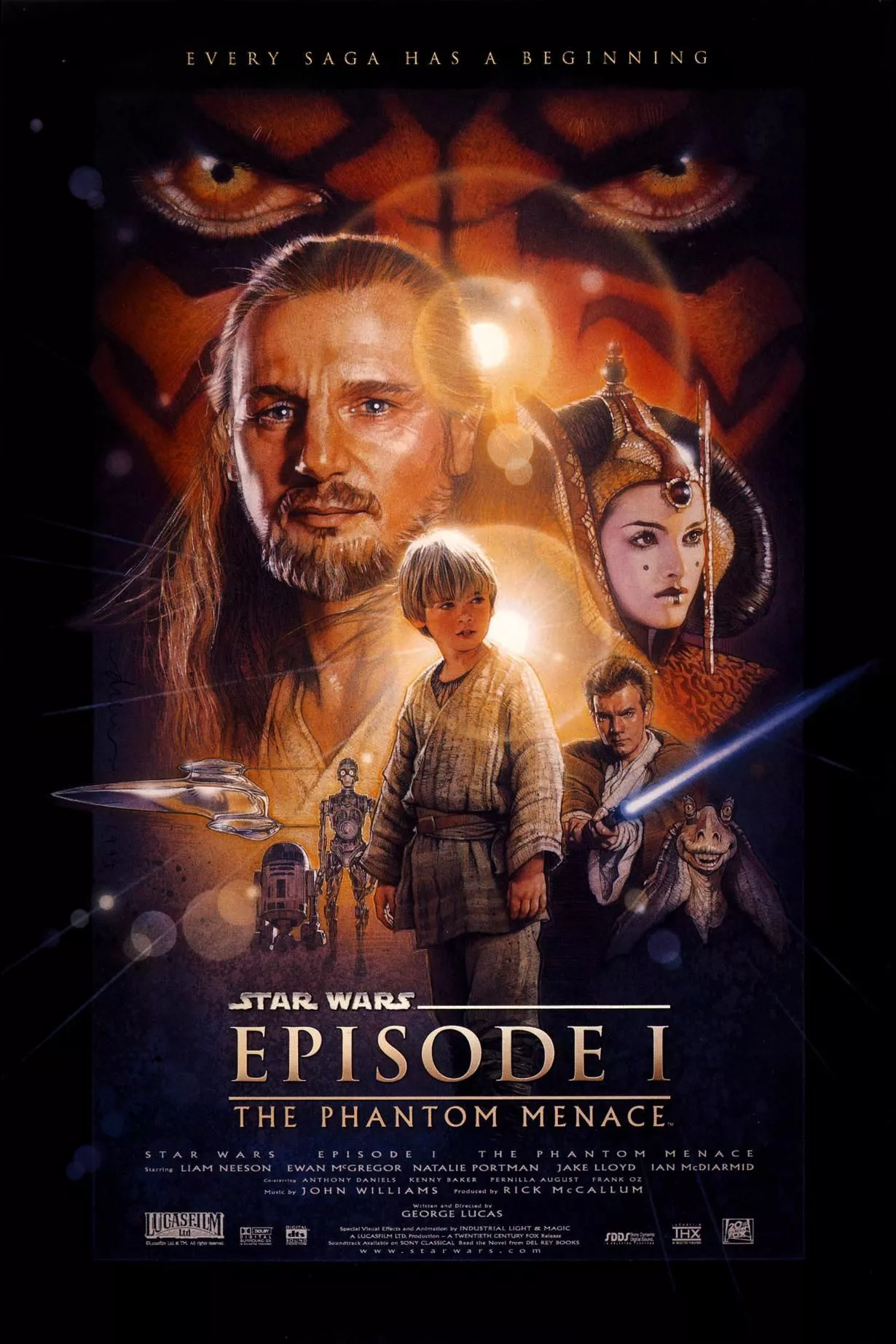 El cartel de Star Wars: Episode I - The Phantom Menace