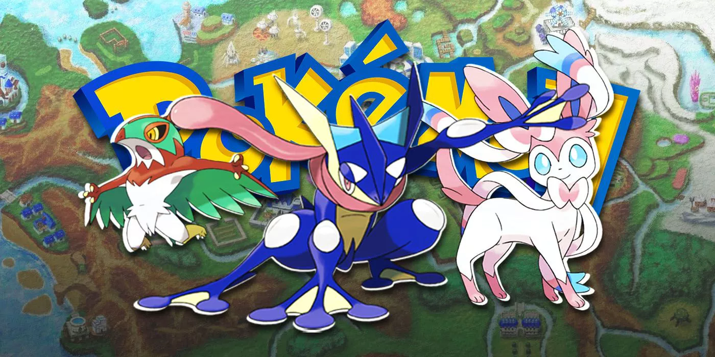 Greninja, Hawlucha y Sylveon