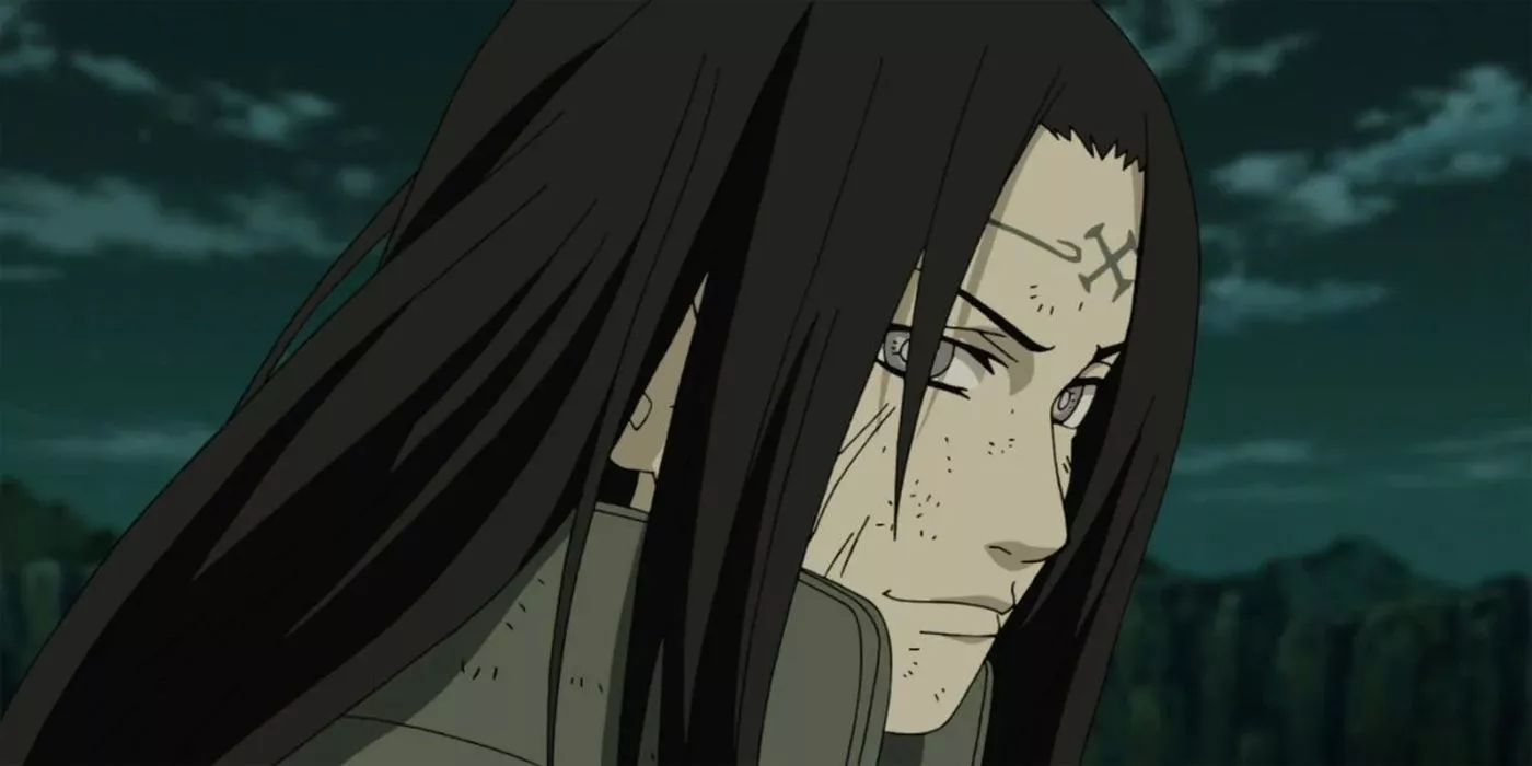 Neji durante el arco de guerra en Naruto.