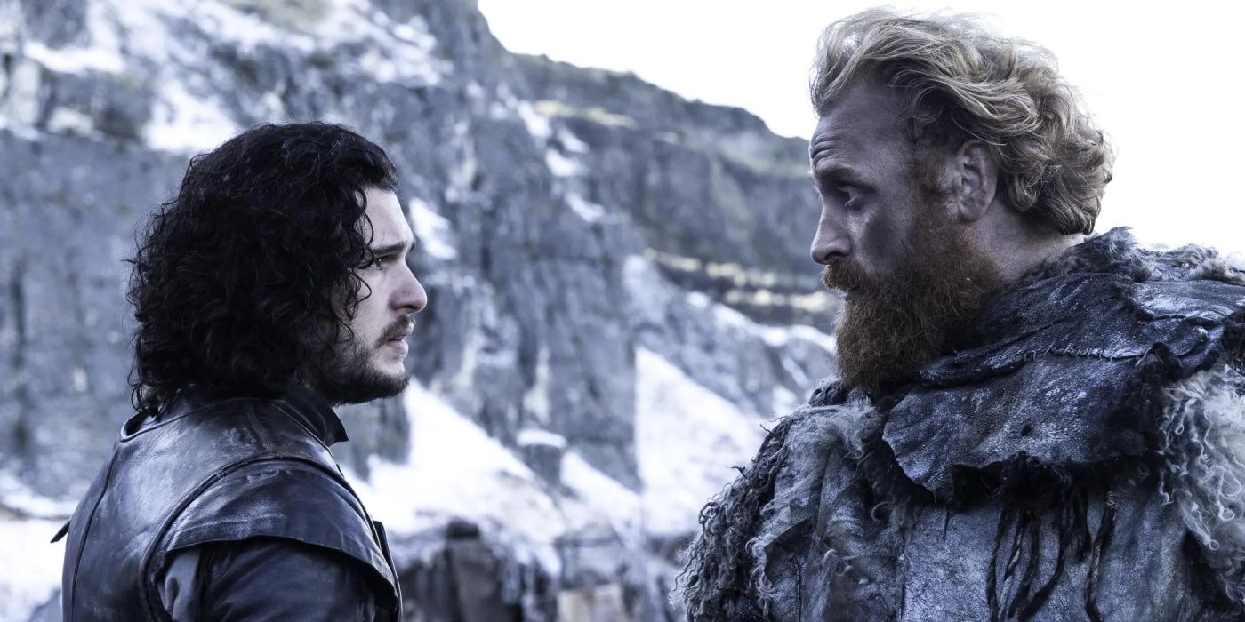 Jon Snow y Tormund Giantsbane en Game of Thrones