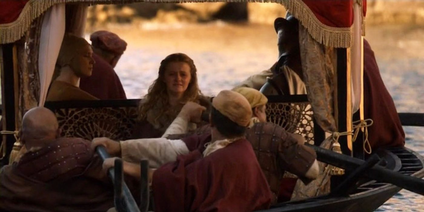 La joven Myrcella Baratheon se marcha hacia Dorne en Game of Thrones