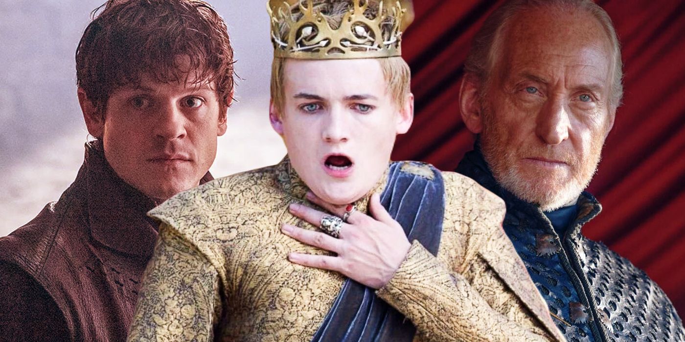 División: Iwan Rheon como Ramsay Bolton; Joffrey Baratheon (Jack Gleeson) muere; Charles Dance como Tywin Lannister en Game of Thrones