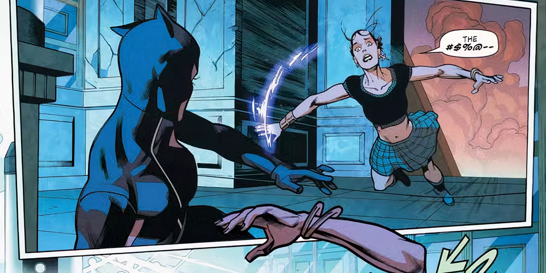 Catwoman battling Black Alice in Batman #152