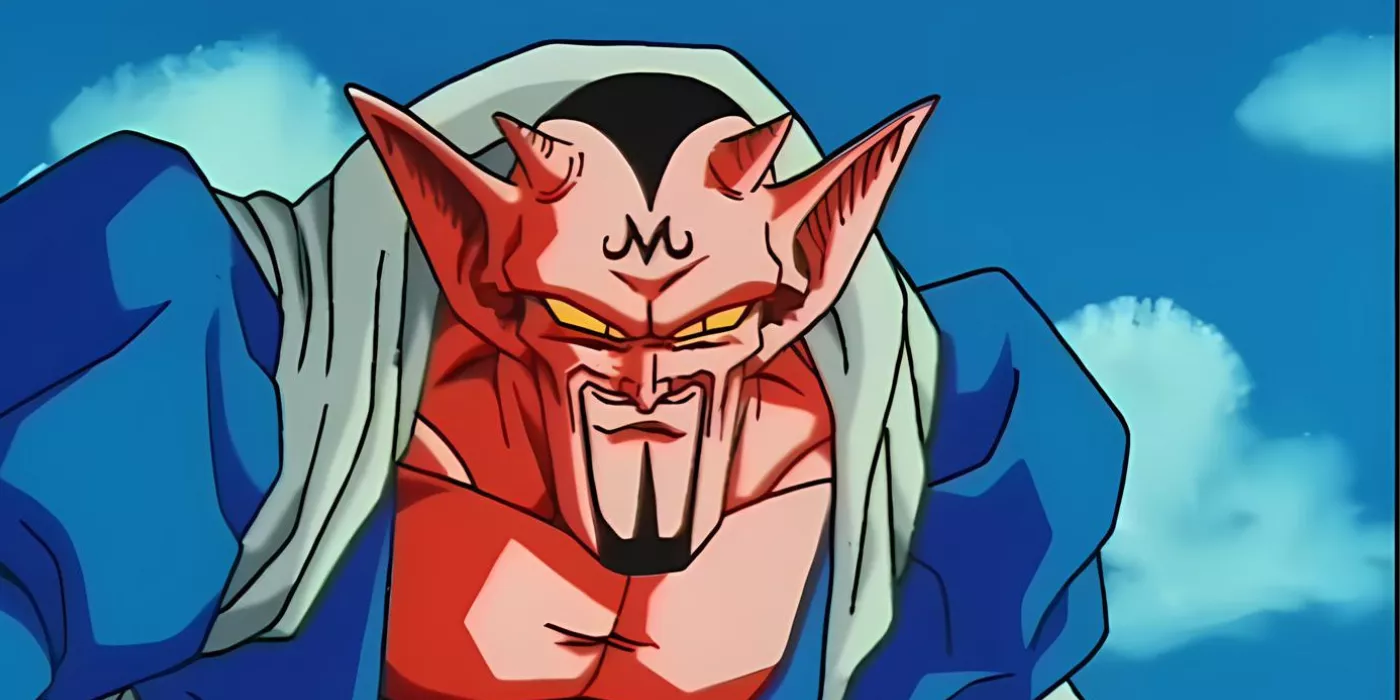 Dabura smiles menacingly in Dragon Ball Z