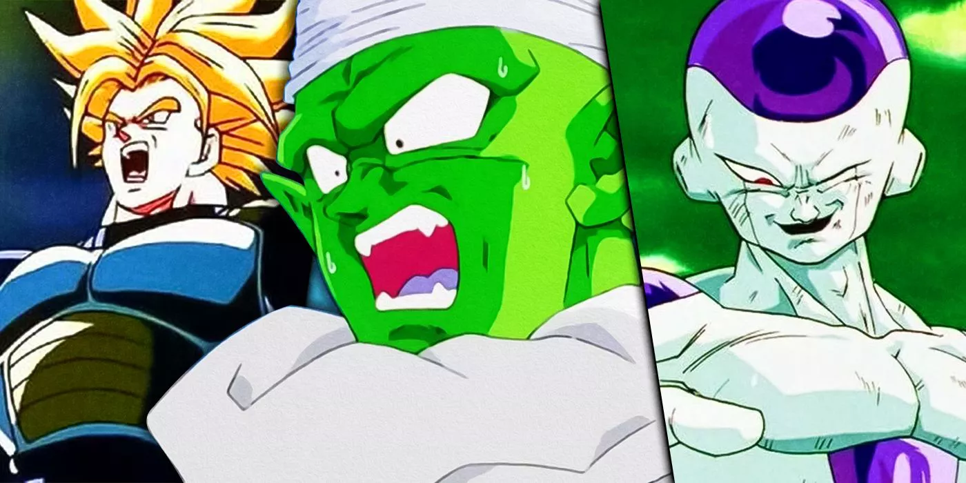 Future Trunks Saiyan, Piccolo and Frieza in Dragon Ball Z