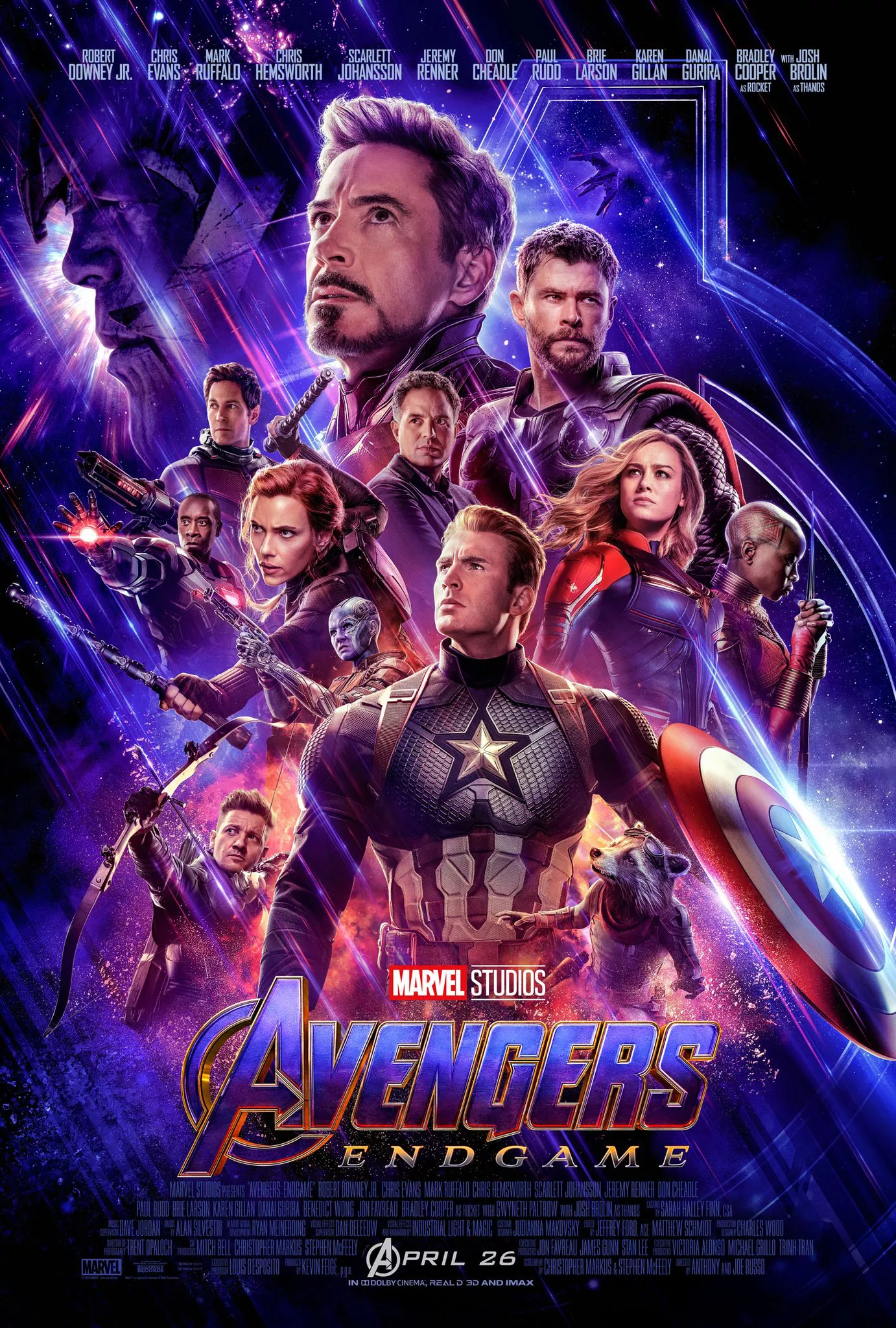 Póster de la película Avengers Endgame