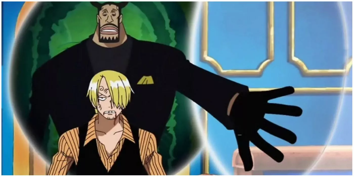 Blueno Opening A Door Behind Sanji